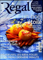 Magazine Régal décembre Noël 2008 - Christmas - Champagne